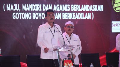 Debat Pertama, H Saidi Mansyur Santai dan Percaya Diri Jawab Semua Pertanyaan
