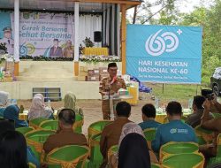 Meriah Hari Kesehatan Nasional Ke 60, Bupati Tanbu Ajak Utamakan Kesehatan Keluarga dan Lingkungan