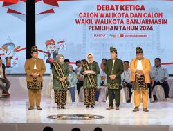 Debat Paslon Walikota dan Wakil Walikota Banjarmasin Sudah Selesai, KPU Teruskan Tahapan Selanjutnya