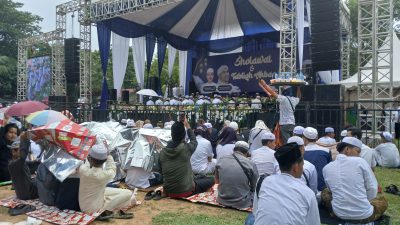 Habib Ali Zainal Abidin dan Ribuan Warga Doakan Hajat Paslon 01 Saidi – Said Idrus