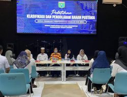 Tingkatkan Kemampuan Pengelola Perpustakaan, Dispersip Tanbu Gelar Pelatihan