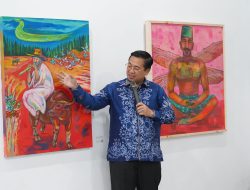 Buka Pameran Seni Rupa Tunggal, Ibnu Sina: Bangkitkan Semangat Seniman dan Budayawan Berekspresi