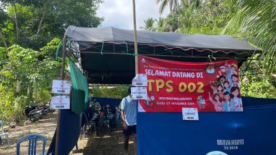 Pilkada Serentak 2024 Dimulai, Masyarakat Desa Birayang Surapati HST Antusias Mencoblos