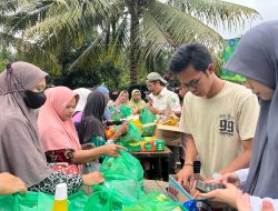 Masyarakat Desa Banua Hanyar Antusias Berbelanja di Pasar Murah