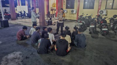 Hendak Tawuran, Polisi Amankan 14 Remaja dan Sebilah Parang