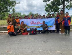 Linmas Desa Layap Ikuti Pelatihan Penggunaan Mesin Alkon