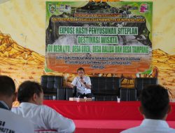 Disporapar Balangan Lakukan Expose Site Plan Destinasi Wisata