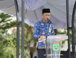 Sekda Tanah Bumbu Ambo Sakka Sampaikan Tujuh Amanat Presiden RI Pada HUT Korpri ke-53