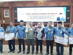 Sekda Tanah Bumbu Ambo Sakka, Hadiri Reses DPR RI Komisi VIII dan Penyerahan Bantuan dari BNPB