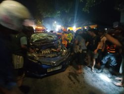 Kecelakaan Beruntun di Jembatan Kembar Kayutangi, Truk Peti Kemas Tabrak Sejumlah Mobil dan Pengendara