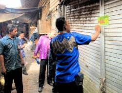 Sepanjang Tahun 2024 Puluhan Kios Pedagang Pasar di Banjarmasin Disegel