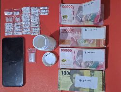 Wahyu Diamankan Polisi Bersama 33 Paket Sabu-sabu