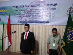 Dukung Program PTSL 2025, Kantor Pertanahan Batola Lantik Panitia Ajudikasi serta beberapa Satgas