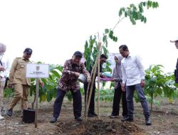 Proyeksikan Etalase Hutan Kota, Gubernur Kalsel Bersama Menteri LH Lakukan Penghijauan Kawasan Central Park Batulicin