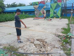 Halaman Venue Panjat Tebing Batola Rusak Akibat Truk Kontainer, Ganti Rugi Belum Jelas
