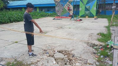 Halaman Venue Panjat Tebing Batola Rusak Akibat Truk Kontainer, Ganti Rugi Belum Jelas