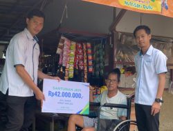 Ahli Waris Agen Pangkalan Gas Mendapat Santunan Program Jaminan Sosial Ketenagakerjaan