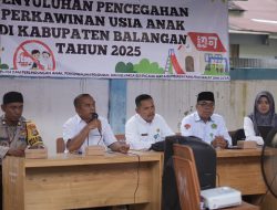DP3A P2KB PMD Balangan Sosialisasikan Pencegahan Perkawinan Usia Anak di Desa Kusambi Hilir