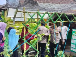 Dukung Ketahanan Pangan, Bhabinkamtibmas Polresta Banjarmasin Gerakkan Perkebunan Mikro Warga
