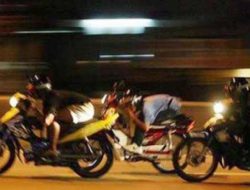 Balapan Liar di sekitaran Jalan Ahmad Yani Kian Marak Saat Tengah Malam