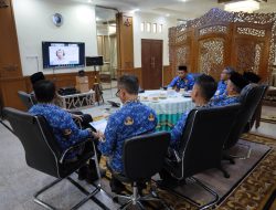 Komitmen Bersih, Pj Bupati Barito Kuala Hadiri Entry Meeting BPK
