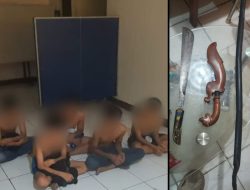 Bawa Parang dan Kujang, Lima Pemuda Nyaris Bentrok Sebelum Digerebek Polisi