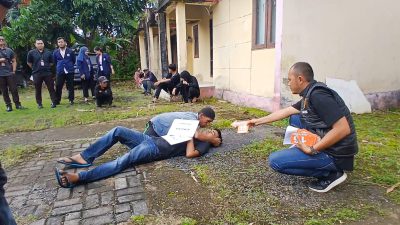 Rekonstruksi Kasus Penembakan Senapan Angin Terungkap Ada 35 Adegan