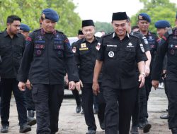Peletakan Batu Pertama Mako Batalyon B Pelopor di Tanah Bumbu