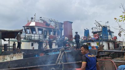 Tugboat Meteor 05 Terbakar, Diawali Ledakan dari Bagian Dapur