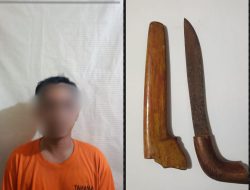 Baru Tiba di Banjarmasin, Pria Asal Tanah Bumbu ini Diamankan Polisi Karena Bawa Badik