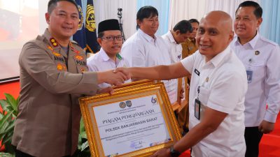 Polsek Banjarmasin Barat Raih Penghargaan di HBP ke-61: Bangga Bisa Jaga Keamanan Lapas Teluk Dalam