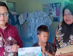 Bank Kalsel Bantu Bocah Penderita Kelenjar Getah Bening