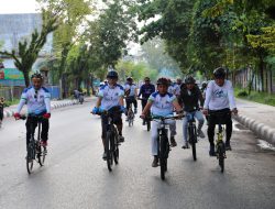 Walikota Banjarmasin Ajak Insan Bank Kalsel Gowes ke TPA Basirih, Komitmen Tangani Persampahan di Banjarmasin