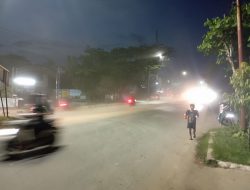 Debu Proyek Renovasi PTUN Banjarmasin Ganggu Pengguna Jalan Hasan Basry