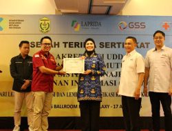 UDD PMI Kota Banjarmasin Terima Sertifikasi Akreditasi Berpredikat ISO