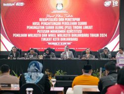 KPU Kalsel Gelar Rapat Pleno Terbuka Penetapan Hasil PSU Pilkada Banjarbaru