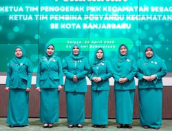 TP PKK Kecamatan se-Banjarbaru Resmi Dilantik Jadi Pembina Posyandu