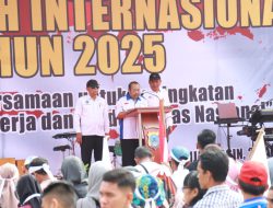 Buruh di Kalsel Ucapkan Terima Kasih kepada Kapolda dan Forkopimda Kalsel saat Peringatan Mayday 2025