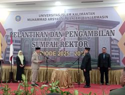 UNISKA Resmi Lantik Rektor Baru, Assoc. Prof. Dr. H. Mohammad Zainul Siap Bawa Universitas ke Level ASEAN