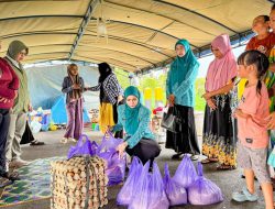 Vivi Zubedi Tinjau Warga Terdampak Banjir