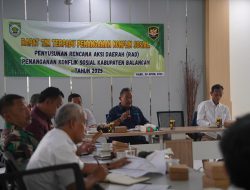 Badan Kesbangpol Adakan Rapat Penyusunan RAD Penanganan Konflik Sosial