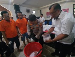 Polresta Banjarmasin Musnahkan Narkoba Senilai Rp1,8 Miliar