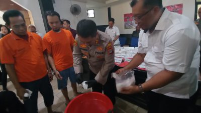 Polresta Banjarmasin Musnahkan Narkoba Senilai Rp1,8 Miliar