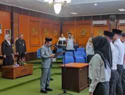 Dilantik Langsung Oleh Bupati, Sejumlah PNS di Tabalong Lakukan Pengambilan Sumpah Jabatan