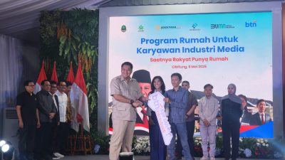 Ketua Umum PWI pusat Hendry Ch Bangun, Wartawan Agar Manfaatkan Program Rumah Subsidi