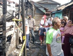 Kebakaran di Kelurahan AKT Banjarmasin, 36 Jiwa Kehilangan Tempat Tinggal