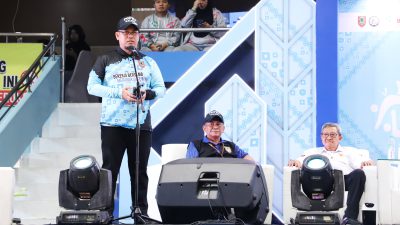 POPDA Kalsel 2025 di Banjarmasin Resmi di Buka, ini Pesan Plt Kadispora Kalsel