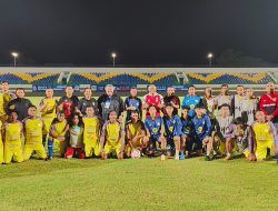 Bangun Silaturahmi Lewat Sepak Bola, Owner Barito Putera Gelar Fun Game Bersama Forkopimda Kalsel