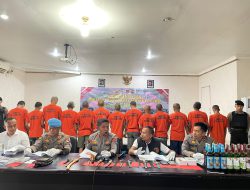 Ungkap Kasus Premanisme, Polres HST Gelar Konferensi Pers Ops Sikat Intan 2025