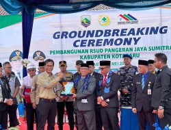 Tingkatkan Layanan Kesehatan, Bupati Kotabaru Letakan Batu Pertama Pembangunan RSUD PJS Kotabaru